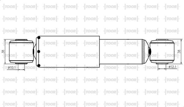 TOOR SG53030 - Амортисьор vvparts.bg