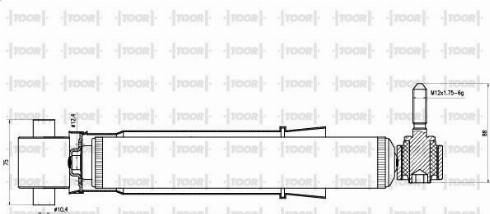 TOOR SG53890 - Амортисьор vvparts.bg