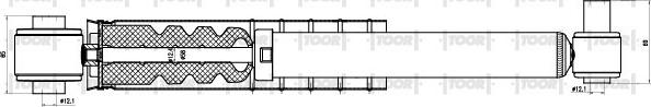 TOOR SG53840 - Амортисьор vvparts.bg