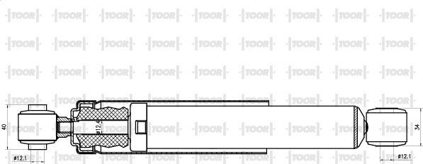 TOOR SG53820 - Амортисьор vvparts.bg