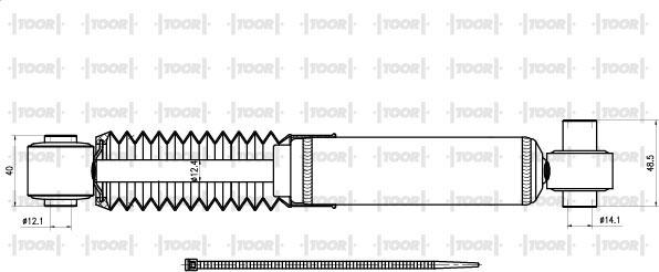 TOOR SG53740 - Амортисьор vvparts.bg