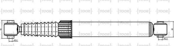 TOOR SG57290 - Амортисьор vvparts.bg