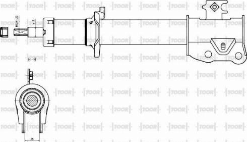 TOOR SG14940 - Амортисьор vvparts.bg