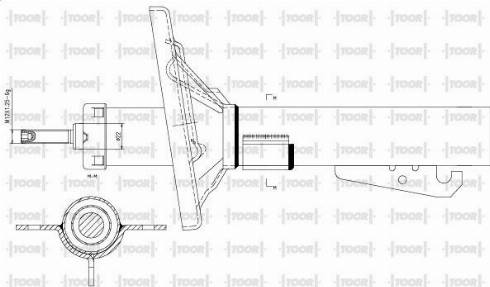 TOOR SG14450 - Амортисьор vvparts.bg