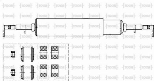TOOR SG16500 - Амортисьор vvparts.bg