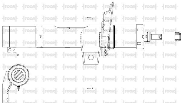 TOOR SG10410 - Амортисьор vvparts.bg