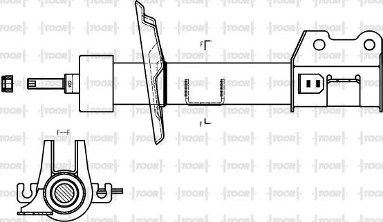 TOOR SG10601 - Амортисьор vvparts.bg