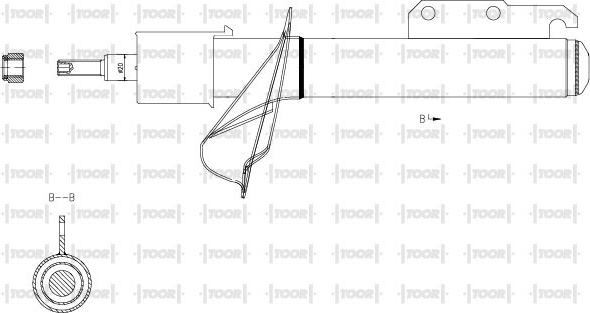 TOOR SG11920 - Амортисьор vvparts.bg