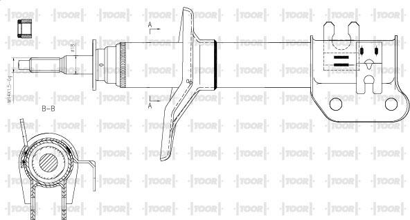 TOOR SG11441 - Амортисьор vvparts.bg