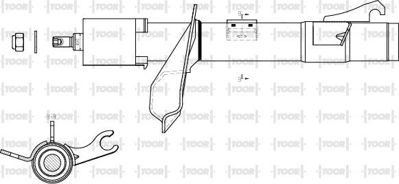 TOOR SG11520 - Амортисьор vvparts.bg