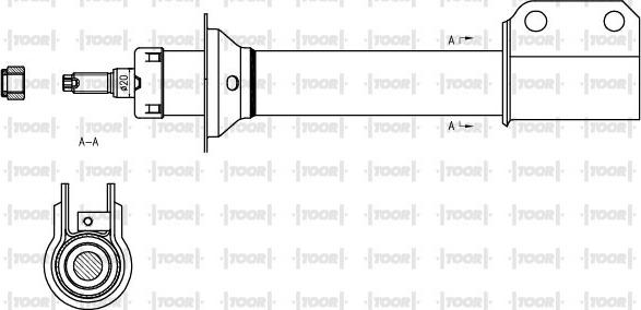 TOOR SG11050 - Амортисьор vvparts.bg