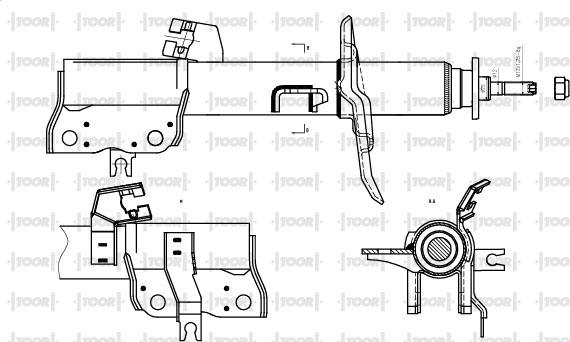 TOOR SG11320 - Амортисьор vvparts.bg