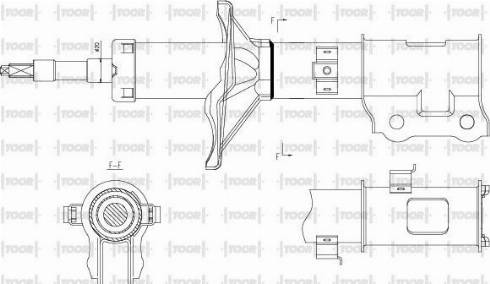 TOOR SG13961 - Амортисьор vvparts.bg