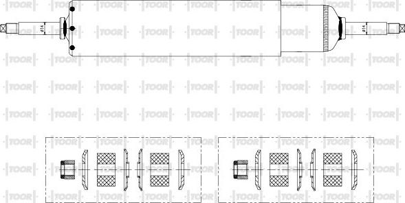 TOOR SG12110 - Амортисьор vvparts.bg