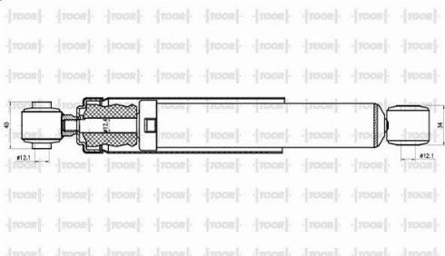 TOOR SO54430 - Амортисьор vvparts.bg