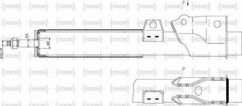 TOOR SO53020 - Амортисьор vvparts.bg