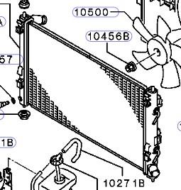 TopParts RAD372233322 - Радиатор, охлаждане на двигателя vvparts.bg