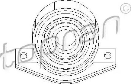 Topran 400 126 - Опора карданен вал vvparts.bg
