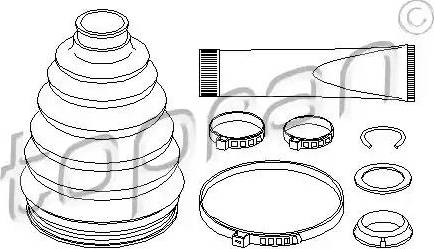 Topran 400 724 - Маншон, полуоска vvparts.bg