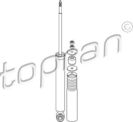 Topran 401 973 - Амортисьор vvparts.bg