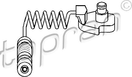 Topran 401 457 - Предупредителен контактен сензор, износване на накладките vvparts.bg