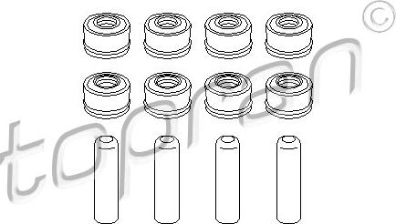 Topran 401 123 - Комплект гумички, стъбло на клапана vvparts.bg
