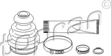 Topran 401 245 - Маншон, полуоска vvparts.bg