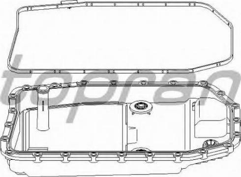 Topran 500 992 786 - Маслена вана (картер), автоматична трансмисия vvparts.bg