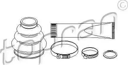 Topran 500 586 - Маншон, полуоска vvparts.bg