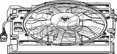 Topran 501 549 - Вентилатор, конденсатор на климатизатора vvparts.bg