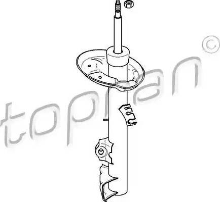 Topran 501 620 - Амортисьор vvparts.bg