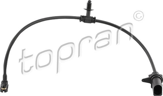 Topran 638 953 - Предупредителен контактен сензор, износване на накладките vvparts.bg