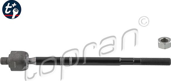 Topran 627 667 - Аксиален шарнирен накрайник, напречна кормилна щанга vvparts.bg