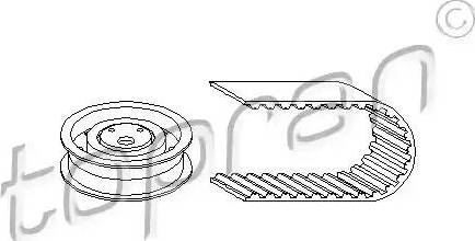 Topran 108 781 - Комплект ангренажен ремък vvparts.bg