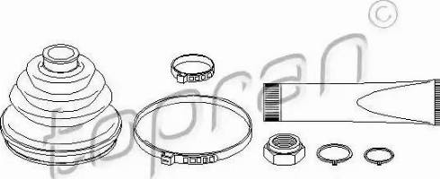 Topran 103 624 - Маншон, полуоска vvparts.bg