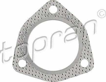 Topran 107 201 - Уплътнение, изпускателни тръби vvparts.bg