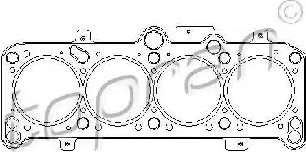 Topran 111 001 - Гарнитура, цилиндрова глава vvparts.bg