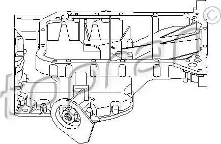 Topran 112 340 - Маслена вана (картер) vvparts.bg