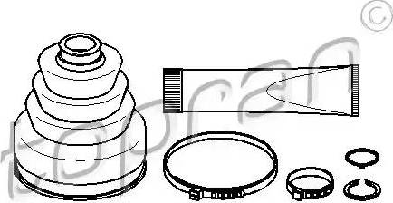 Topran 301 658 - Маншон, полуоска vvparts.bg