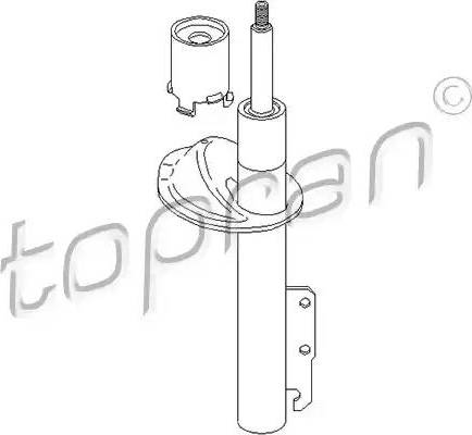 Topran 301 044 - Амортисьор vvparts.bg