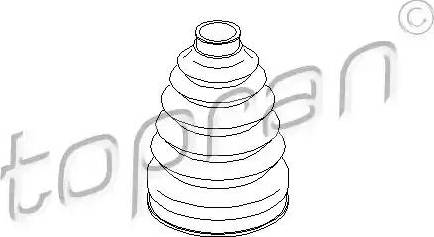 Topran 301 236 - Маншон, полуоска vvparts.bg