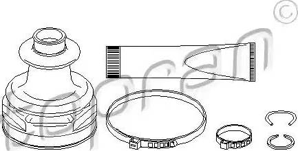 Topran 302 384 - Маншон, полуоска vvparts.bg