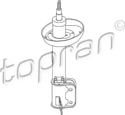 Topran 205 461 - Амортисьор vvparts.bg