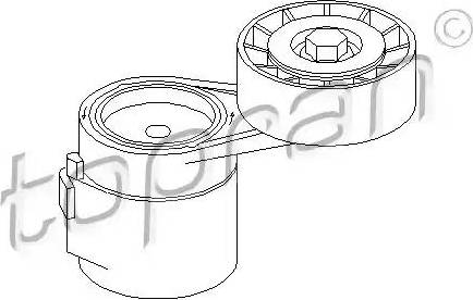 Topran 205 665 - Паразитна / водеща ролка, пистов ремък vvparts.bg