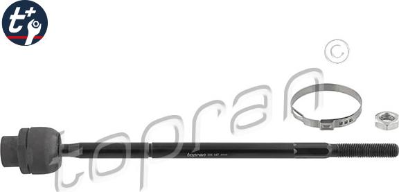Topran 206 447 - Аксиален шарнирен накрайник, напречна кормилна щанга vvparts.bg