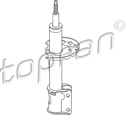 Topran 206 549 - Амортисьор vvparts.bg