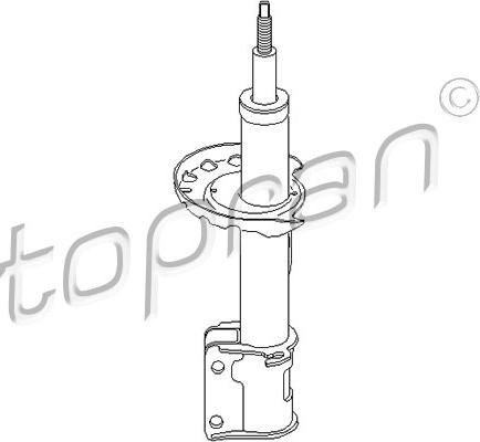 Topran 206 548 - Амортисьор vvparts.bg