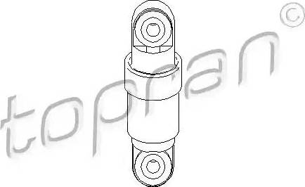 Topran 206 046 - Демпер (успокоител-трепт.вибр.), пистов ремък vvparts.bg