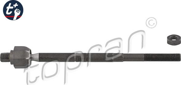 Topran 206 899 - Аксиален шарнирен накрайник, напречна кормилна щанга vvparts.bg