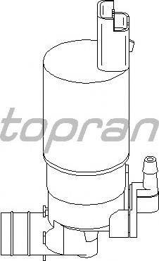 Topran 207 666 755 - Водна помпа за миещо устр., почистване на стъклата vvparts.bg